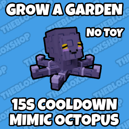 Grow a Garden - 15s Cooldown Mimic Octopus | No Toy